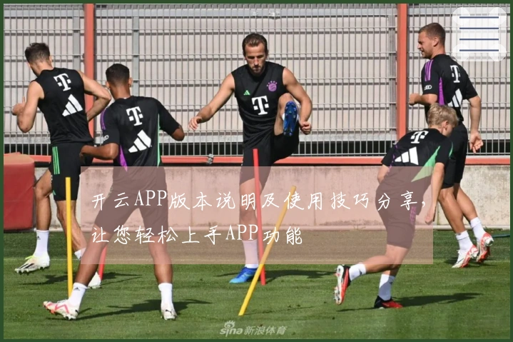 开云APP版本说明及使用技巧分享，让您轻松上手APP功能